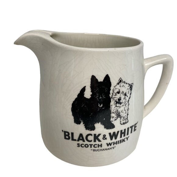 Vintage James Green & Nephew Ltd Black & Scotch Whisky "Buchanan's " pitcher Eng - Picture 3 of 8